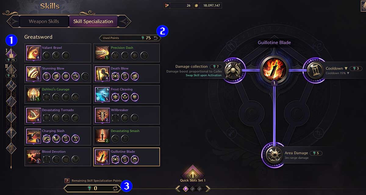 Skill Specialization Panel - Throne and Liberty Skill Specialization Panel - Throne and Liberty